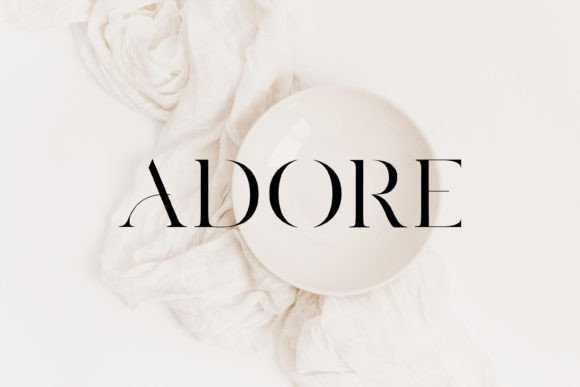 Adore: The Elegant Serif Font for Modern Brands