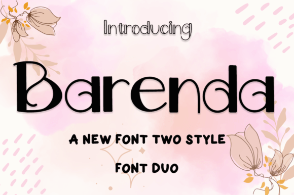 Barenda: The Duo Font That Balances Bold Impact with Elegant Flow