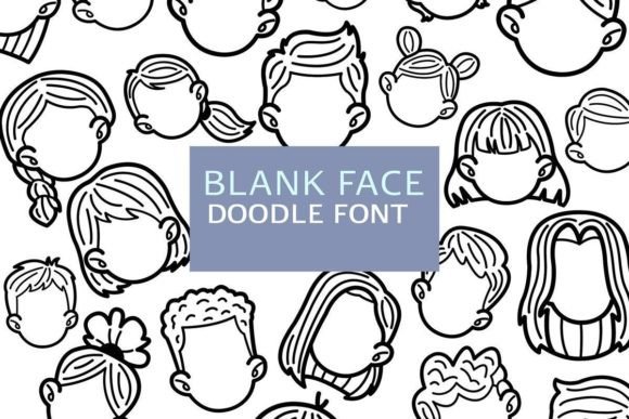 Blank Face Doodle: A Playful Typeface for Creative Projects