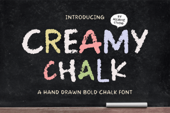 Creamy Chalk: The Font That Brings a Handmade Touch to Modern Design