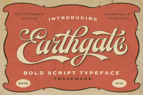 Earthgate: A Bold Handwritten Font for Modern Designers