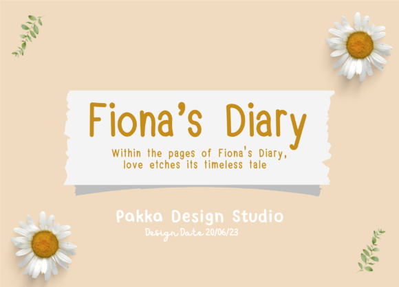 Fionas Diary: A Princess Script for Modern Designers
