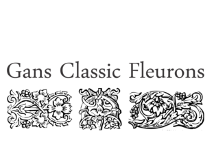 Gans Classic Fleurons: Vintage Ornaments for Modern Design