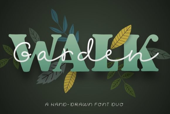Garden Walk: A Font Duo for Elegant, Versatile Branding