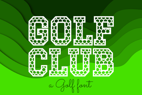 Golf Club: The Decorative Font That Adds Character to Any Project