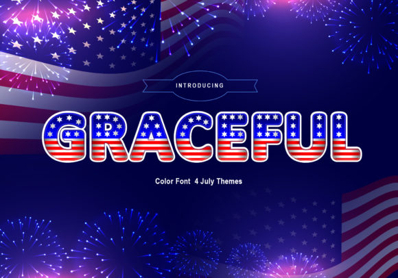 Graceful: The Fun, Colorful Duo Font for American Projects