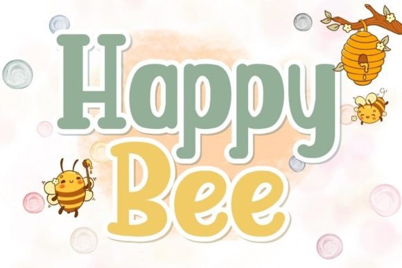 Happy Bee: A Handwriting Font That Brings Joy to Every Design