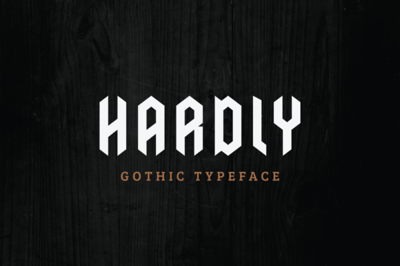 Hardly: Where Blackletter Soul Meets Modern Design