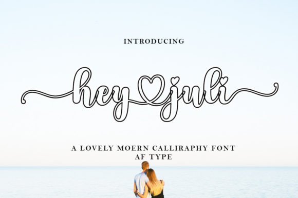 Hey Juli Outline: A Handwritten Font for Modern Brands
