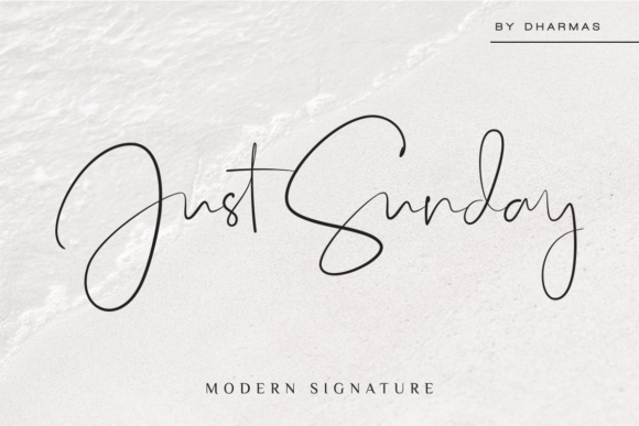 Just Sunday: The Modern Script Font for Beautiful Branding