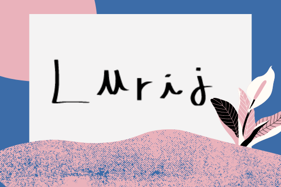 Lurij: A Handwritten Font That Feels Like a Conversation