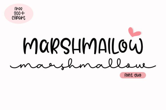 Marshmallow Duo: Crafting Visual Harmony for Your Brand