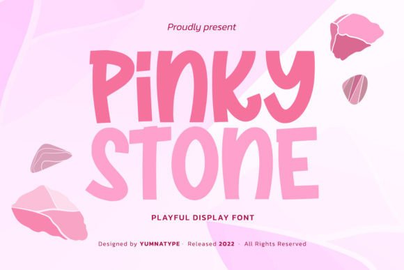 Pinky Stone: A Typeface That Balances Femininity and Strength
