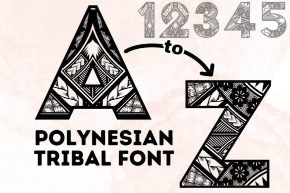 Polynesian Tribal: Bold Typography for Impactful Branding