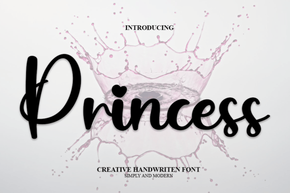 Princess: A Handwritten Font for Creative & Commercial Projects