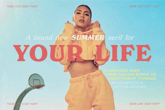 Refresh Your Branding with a Serif Font Family that Feels Like Summer