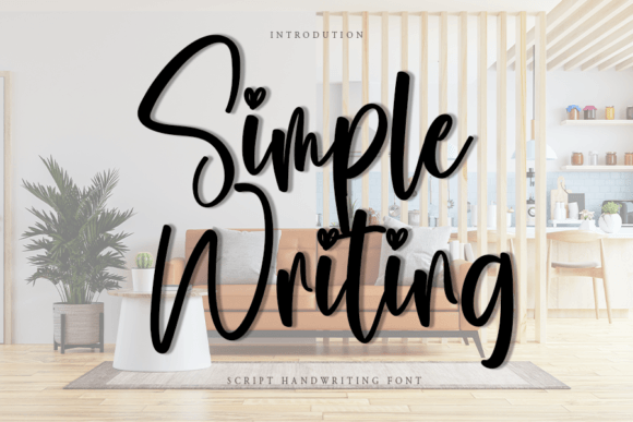 Simple Writing: A Handwritten Font for Authentic Design