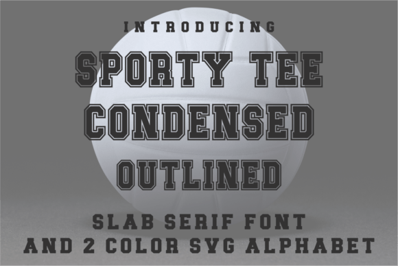Sporty Tee Condensed Outlined: A Powerful Font for Dynamic Projects