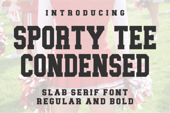 Sporty Tee Condensed: The Bold Typeface for Dynamic Projects