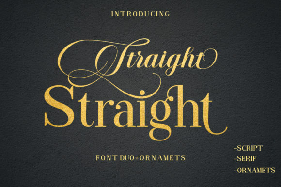 Straight: The Modern Font Pairing for Elegant Design