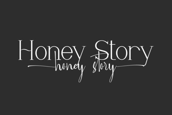 The Honey Story Font Duo: A Sweet Blend of Elegance and Versatility