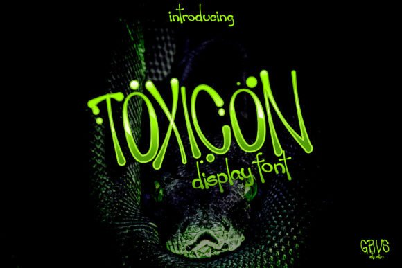 Toxicon Font: A Psychedelic Powerhouse for Bold Branding
