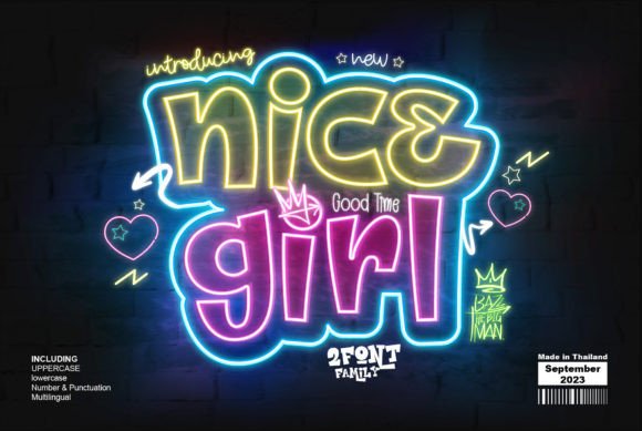 Unleash Your Boldest Creative Ideas with the Nice Girl Font