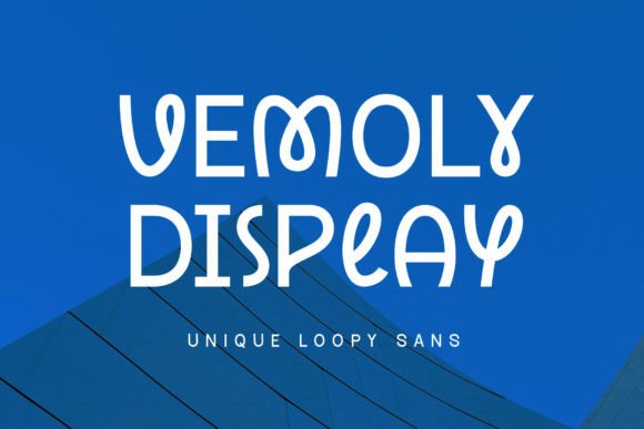 Vemoly Display: A Fresh Take on Modern Sans-Serif Style